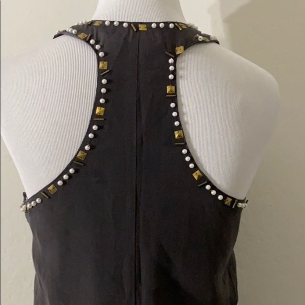 Aryn k women’s XS Silk beaded dress - Picture 4 of 8
